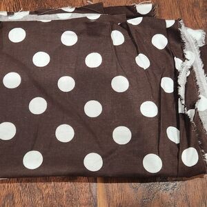 Brown White Polka Dot